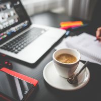 Business Office Morning Coffee