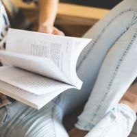 Woman Reading A Book